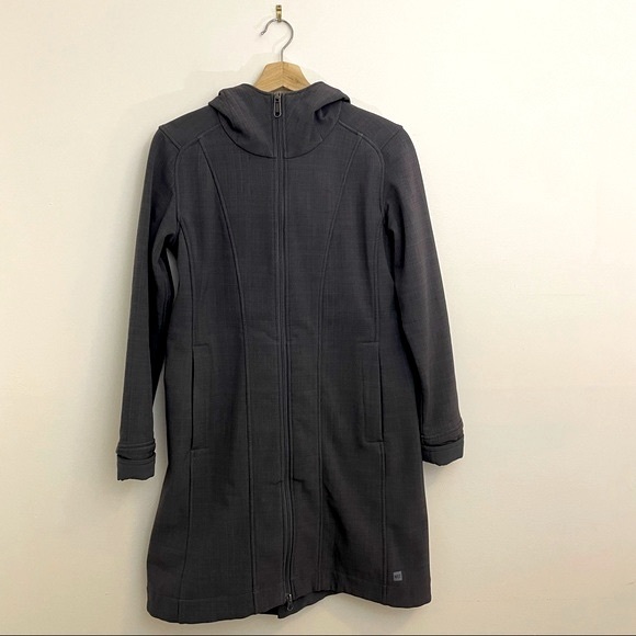 MEC | Charcoal Heather Duster Fleece Lined Coat - Picture 2 of 12
